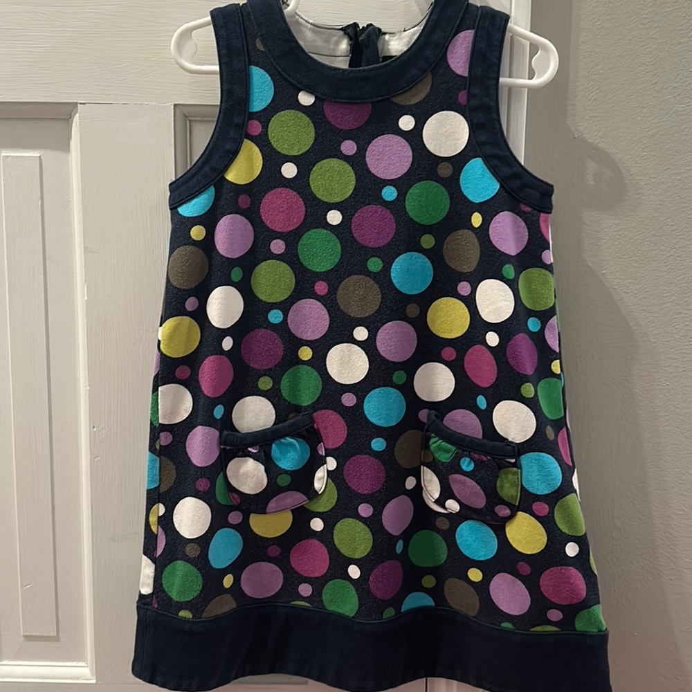 Baby gap toddler multi color cotton dress - size 5